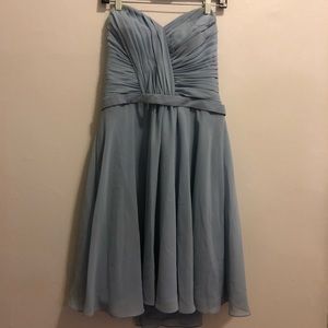 Short strapless Bridesmaid Dress